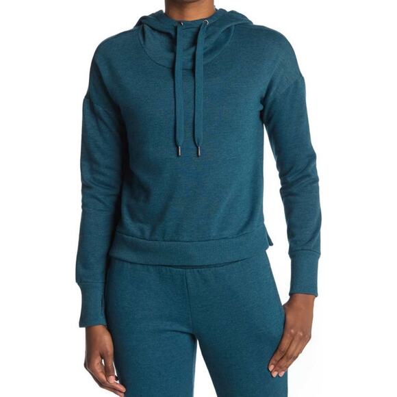 $5 SALE!!! NWT 90 Degree By Reflex Medium Vintage Blue Hoodie $68 - Picture 1 of 8